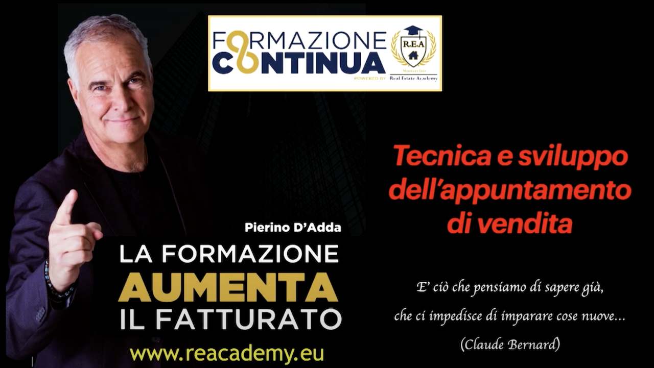 Tecnica e Sviluppo dell’Appuntamento di Vendita